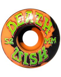 Deathwish Orange Great death 52mm skateboard wielen